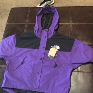 North face w reign on jacket hero purple LARGE